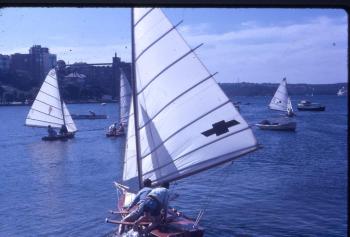 Double Bay Sailing Club March 1963 e 'Wiggle'